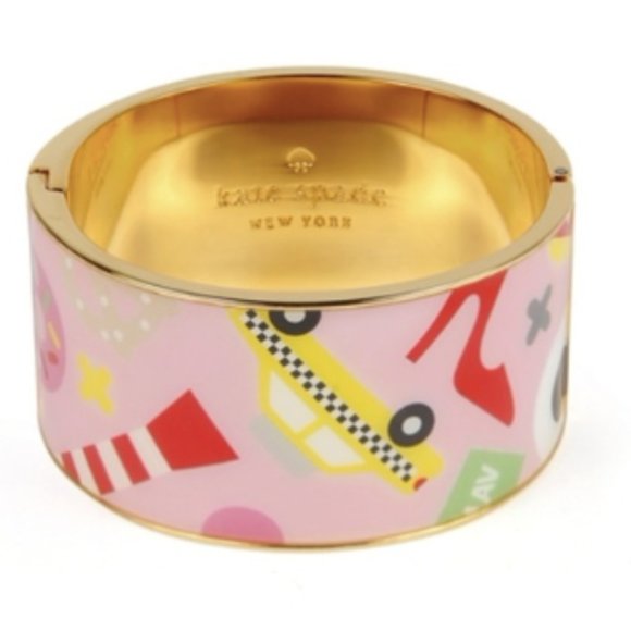 kate spade x Darcel | Donut Taxi Magnetic Hinged Bangle - Picture 1 of 11